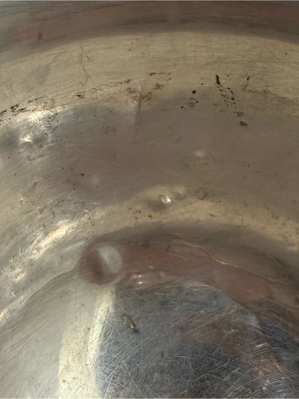 Vintage EL-SIL-CO Sterling Silver Cement filled Base Reinforced Rod Footed Bowl